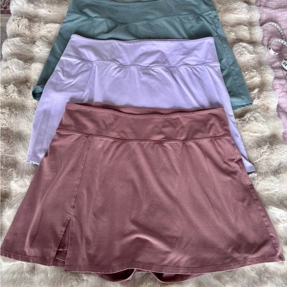 Old Navy Women's Skort Set - Green, Lavender, Clay - Picture 2 of 6